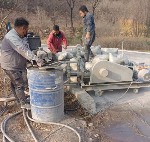 聊城路面下沉注浆